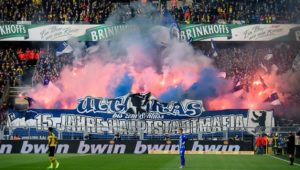 Prügelei mit Polizisten: DFB ermittelt gegen Hertha und den BVB