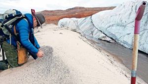 Als ein Meteorit in Grönland einschlug