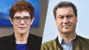 Annegret Kramp-Karrenbauer und Markus Söder: Zur Harmonie verdammt