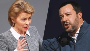Von der Leyen und Salvini streiten um Mittelmeer-Mission „Sophia“