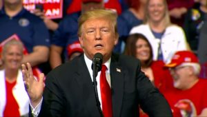 Donald Trump in Michigan: Der US-Präsident feiert sich selbst