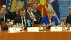 Konferenz in Berlin: Merkel und Macron suchen Lösung für Balkankrise