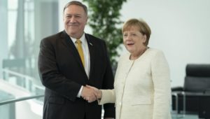US-Außenminister in Berlin: Merkel und Pompeo können Differenzen nicht beilegen
