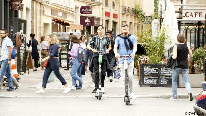 E-Scooter-Plage in Paris
